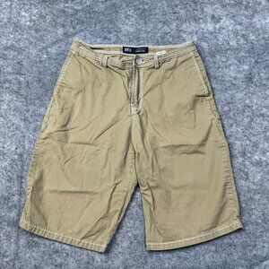 BKE Shorts Mens Size 30 Khaki Beige Weston 100% Cotton Canvas Chino Standard Fit